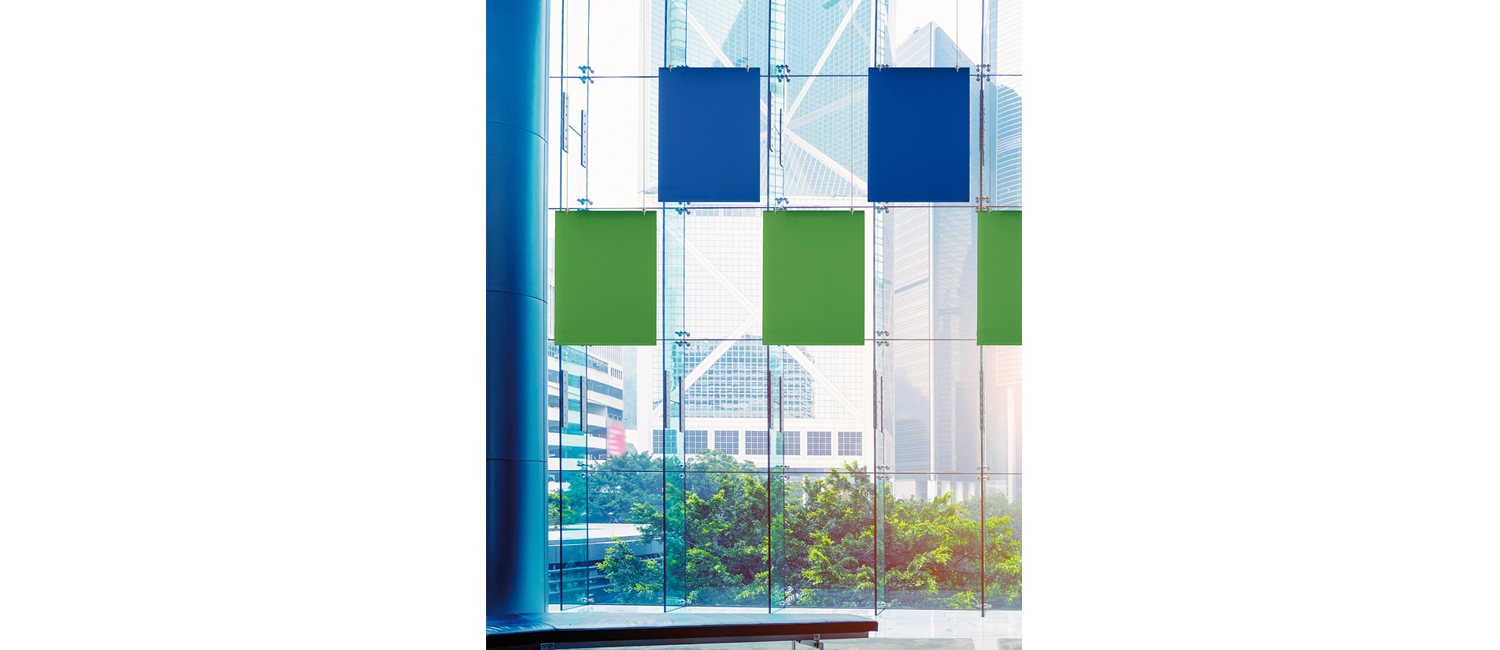 BAFFLE SOUND ABSORBING CEILING SYSTEM